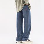 Джинсы Unisex GDRX, Светло-голубые рваные - фото 9