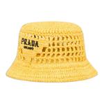 PRADA Рафия ведро, Yellow - фото 4