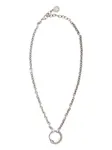 Колье с подвеской Roberto Cavalli, серебристый - фото