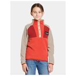 Детский джемпер Yokto Half-Buttons 2 - флисовый свитер Didriksons, красный - фото 3