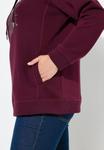 Толстовка Ulla Popken Sweatshirt, Dark Claret/Berry - фото 5