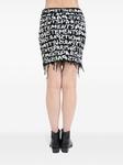 VETEMENTS юбка с монограммой граффити, черный - фото 2