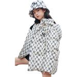 Детская пуховая куртка MLB, кремовый - фото 5