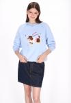 Толстовка myMo Sweatshirt, Light Blue - фото