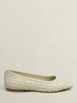 Raina Woven Leather балетки Hobbs, Chalk Beige - фото