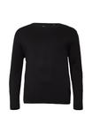 Топ s.Oliver Long sleeved top, Schwarz/Black - фото 6