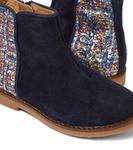 Блестящие замшевые ботинки Trip Back Pom d'Api, синий - фото 4