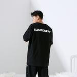 Футболка весна/лето 2023 унисекс Suamoment, черный - фото 4