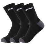 Набор из 3 пар носков LiNing Crew Socks Unisex., белый 6 pack - фото 3