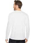 Футболка Lacoste Long Sleeve Pima Jersey Crew Neck, белый - фото 3