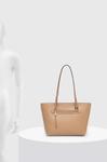 Кожаная сумка Dkny, бежевый - фото 7