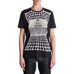 Футболка с принтом trompe l'oeil BALMAIN, черный - фото 5