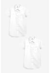 Рубашка 2 Pack Short Sleeve Next, белый - фото