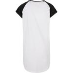 Платье с коротким рукавом Urban Classics Contrast Raglan, белый - фото 2