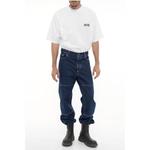 Синие хлопковые джинсы Деним Marcelo Burlon, Blue - фото 4