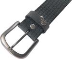 Carhartt mens Casual Saddle Leather Basketweave Belts, Black - фото 3