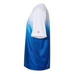 Футболка с эффектом омбре Badger, черный - фото 2