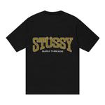 Футболка Stussy Burly Threads Tee, черный - фото 2