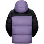 Пуховик унисекс CAMEL, с рукавом-щеткой фиолетовый/фантомный черный - фото 11