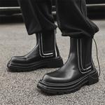 Ботинки Челси мужские черный Beidouniao - фото 13