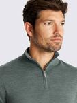 Мерино джемпер с молнией Moss, Teal - фото 3
