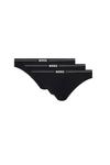 Стринги BOSS BLACK 3-pack 3P THONG, черный - фото