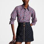 LOUIS VUITTON Женская джинсовая юбка, цвет Blue - фото 3