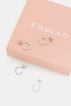 Набор из 2 серег Duo Pair Edblad, серебряный - фото 4