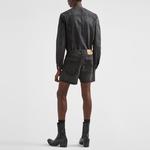 Джинсовая куртка мужская черная Prada, черный - фото 3