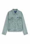 Куртка HUGO Denim jacket, Green Nineteen/Blue - фото 6