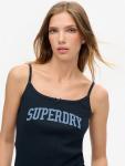Графический топ Athletic Essentials с узором петель Superdry, Eclipse Navy - фото 4