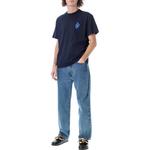 Футболка с вышитым логотипом JW Anderson, синий - фото 4