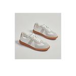 Женские низкие скейтбордские кеды Help, белые - фото 7