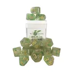 Набор Diffusion Poly — позолоченный грифон с символом существа (15), Class & Creature Dice - Poly Sets - фото