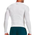Спортивный топ Under Armour HeatGear Armour Compression Long Sleeve, белый - фото 2