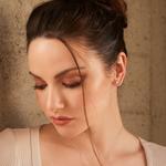 RAWNESS Серьги-гвоздики из стерлингового серебра 925 пробы - фото 5