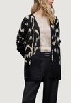 Кардиган Street One SOFTE JACQUARD STRICKJACKE, Black---Beige/Black - фото 4