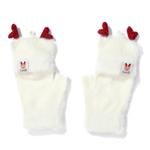 Вязаные перчатки женские XXOFF, серые (Розовая душевная коробка) - фото 7