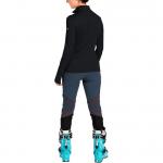 Женский пуловер Livigno с полумолнией II Vaude, черный - фото 4