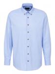 Рубашка Bugatti Freizeithemd 1:1 Arm, светло-синий - фото
