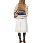 Поплиновая юбка MIU MIU, белый - фото 4