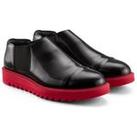 Ботинки Onitsuka Tiger Side Gore Low 'Black Classic Red' - фото 2