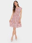 Gisla мини-платье с цветочным принтом Saint Tropez, Pink/Multi - фото 3
