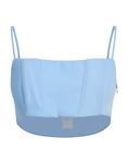 Кроп-топ Jijil, небесно-голубой - фото