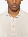 Рубашка поло с вышитым краем Eleventy, нейтральный - фото 4