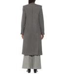 Пальто из натуральной шерсти Peter Do, серый - фото 3