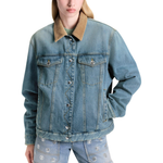 Джинсовая куртка SS26 для женщин LOUIS VUITTON, синий - фото 4