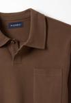 Поло PIOMBO REGULAR FIT , Antelope Brown/Brown - фото 6