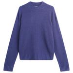 Укороченный шерстяной джемпер Bound, темно-синий - фото