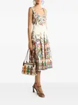 Платье миди с принтом пейсли Etro, нейтральный - фото 2